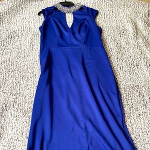 Size 12 women royal blue dress
